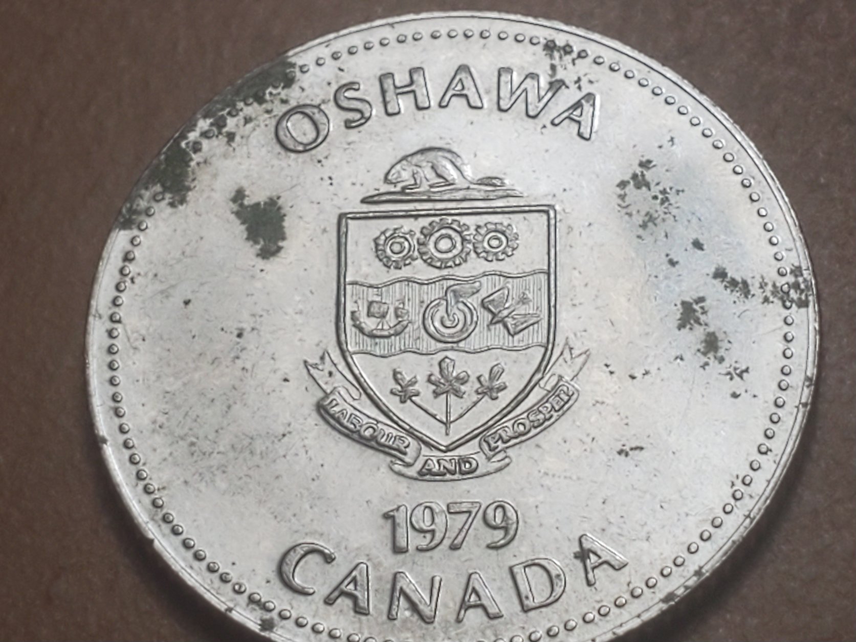 1979-Oshawa-Coin-Token-1903-Oldsmobile-Curved-Dash